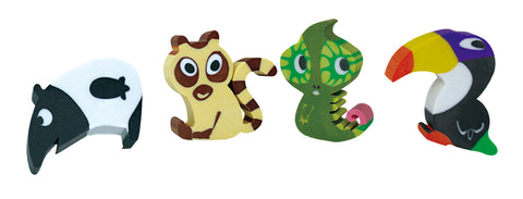 ROOST Bleistift mit Topper 108457 Regenwald 4 ass.