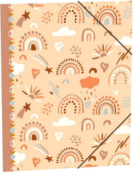 ROOST Gummizugmappe Ec-oooh! A4 529459 Rainbow