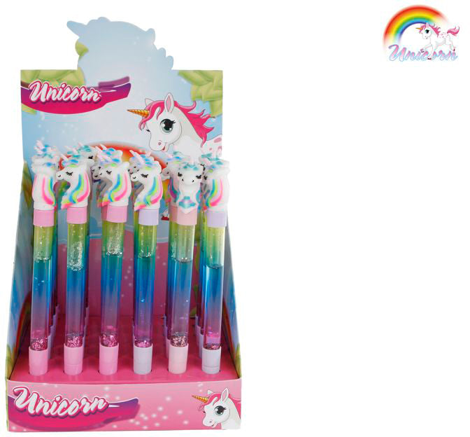 ROOST Kugelschreiber Einhorn 590218 Glitzer