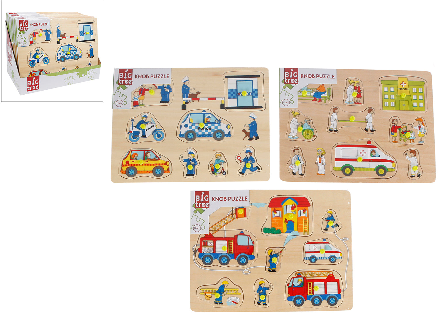 ROOST Puzzle Rettung Holz 610067 9-teilig