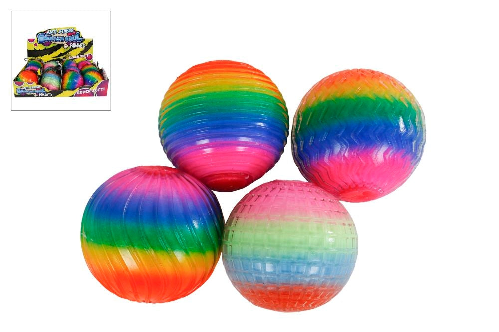 ROOST Quetschball Regenbogen 621400 4 ass. 7cm