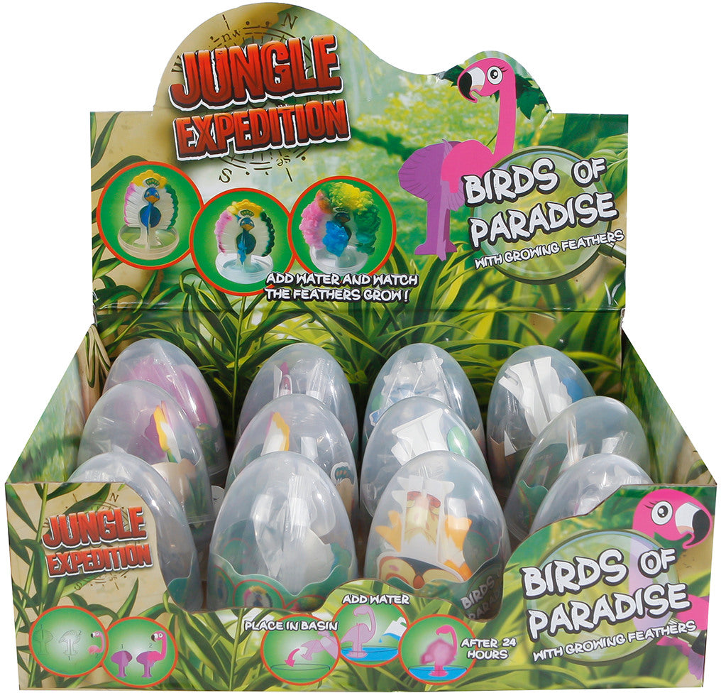 ROOST Jungle Expedition 8.5cm 621524 Paradiesvögel, assortiert