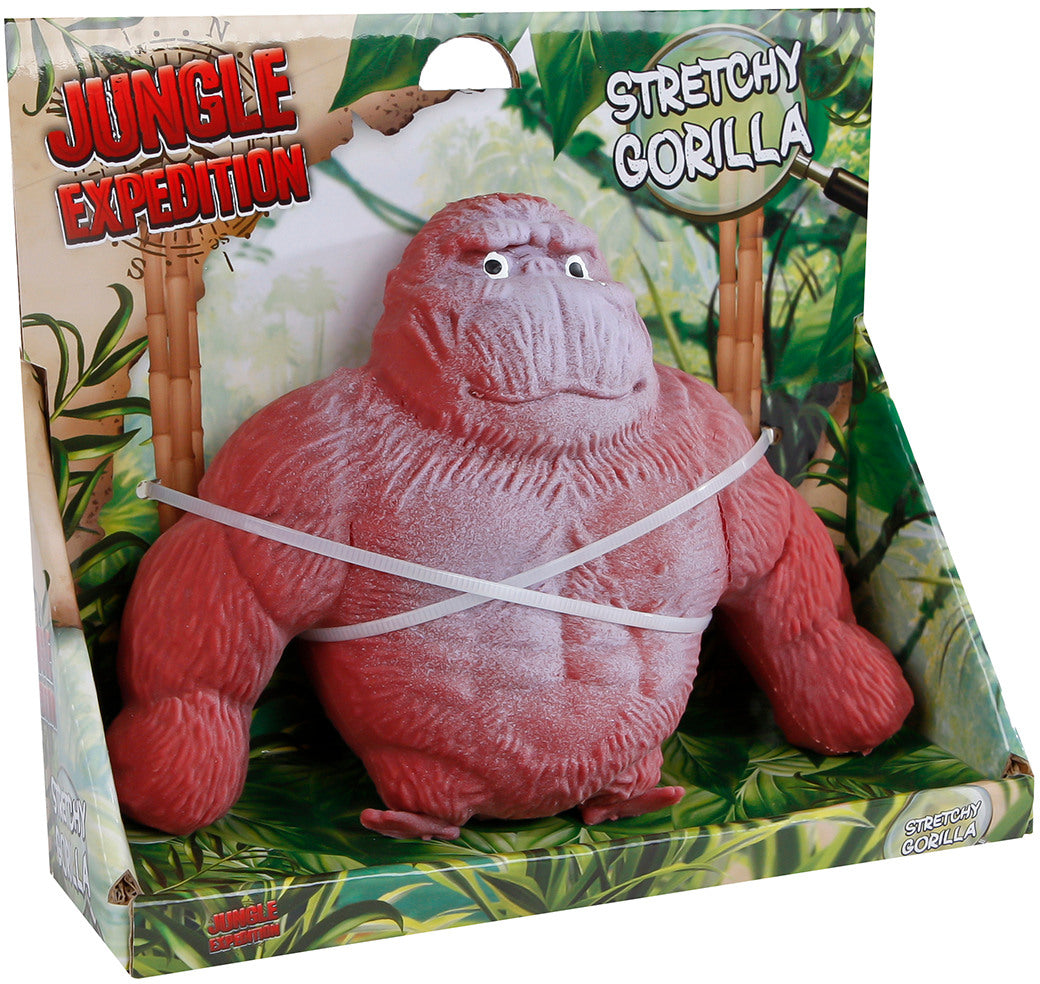 ROOST Jungle Expedition Stretch 621539 Gorilla, assortiert 12cm