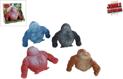 ROOST Jungle Expedition Stretch 621539 Gorilla, assortiert 12cm