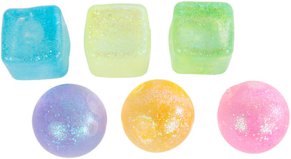 ROOST Quetschball Glitzerschlangen 621675 Sugar mellow ass. 6cm