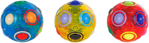 ROOST Brain Games Magic Ball 6.5cm 621772 transparent. 3 assortiert
