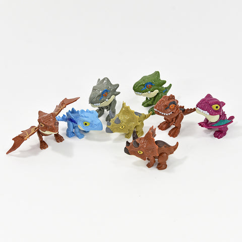 ROOST Fingerschnapper Dino 6x8x2,5cm 90515 8 assortiert