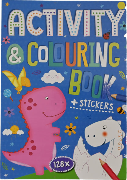 ROOST Activity- und Malbuch B1070 2 Aufkleberbögen