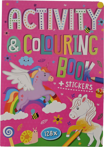 ROOST Activity- und Malbuch B1070 2 Aufkleberbögen