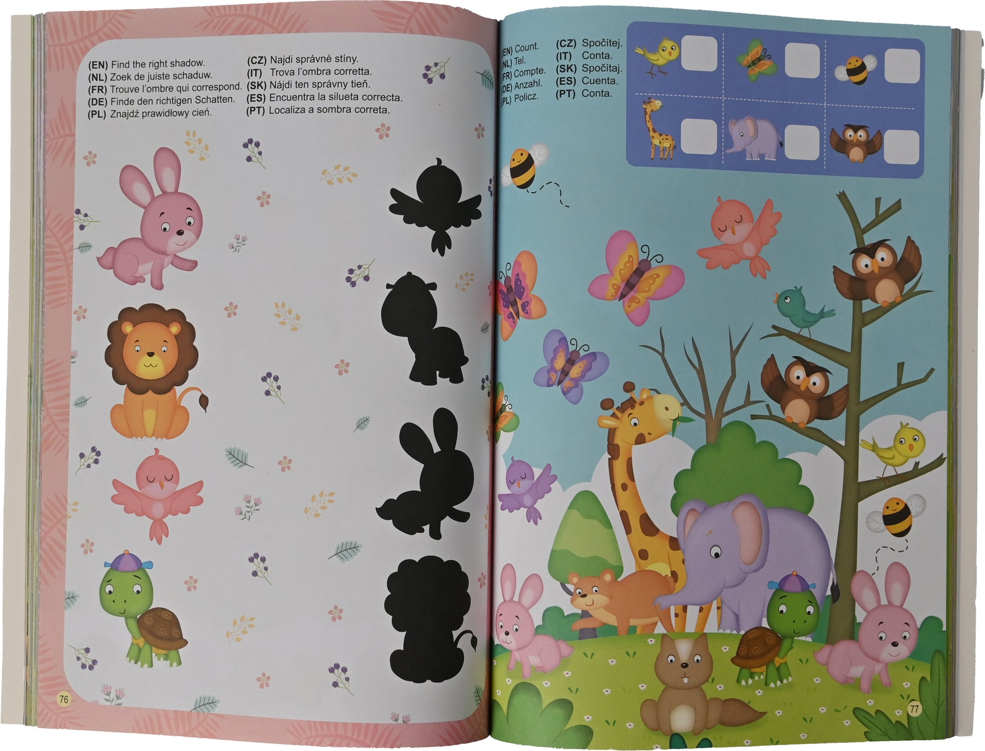 ROOST Activity- und Malbuch B1070 2 Aufkleberbögen