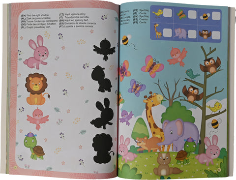 ROOST Activity- und Malbuch B1070 2 Aufkleberbögen