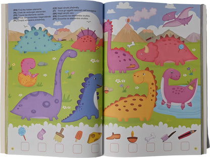 ROOST Activity- und Malbuch B1070 2 Aufkleberbögen