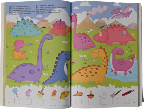 ROOST Activity- und Malbuch B1070 2 Aufkleberbögen