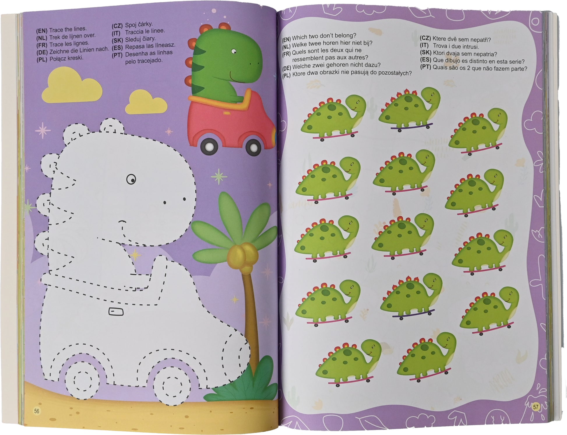 ROOST Activity- und Malbuch B1070 2 Aufkleberbögen