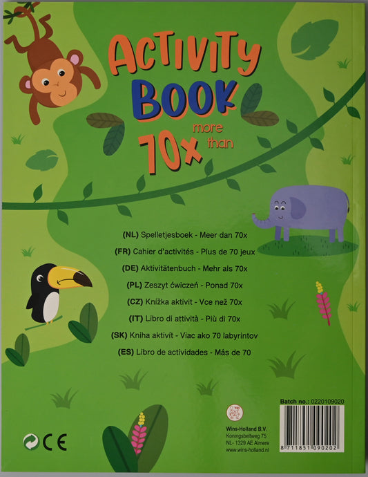 ROOST Activity-Buch Jungel B902 assortiert 21,5x28cm