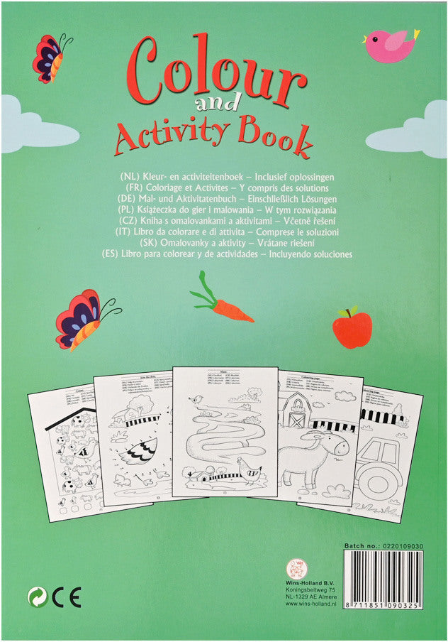 ROOST Aktivitäten- und Malbuch A4 B903 assortiert