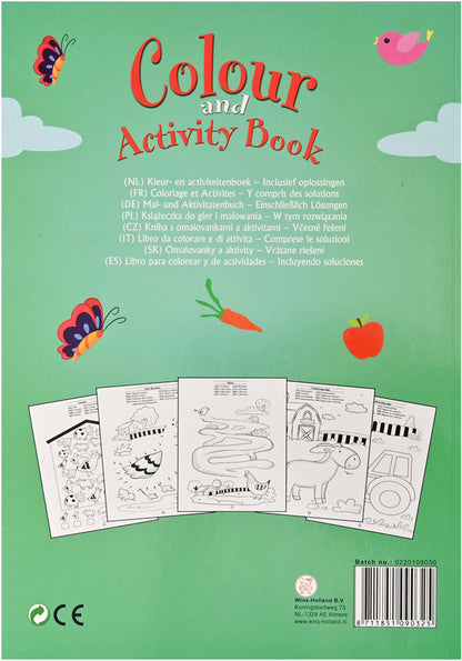 ROOST Aktivitäten- und Malbuch A4 B903 assortiert