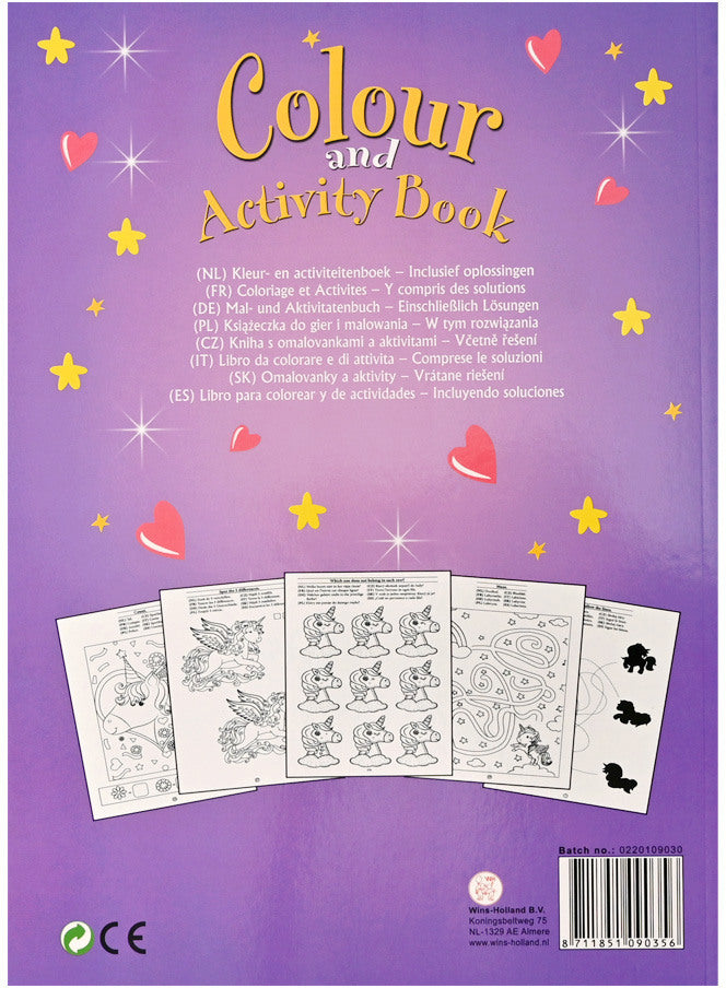 ROOST Aktivitäten- und Malbuch A4 B903 assortiert