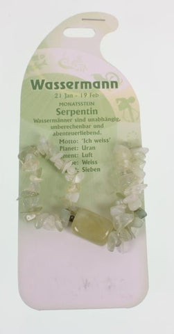 ROOST Armband Wassermann G247 Serpentin
