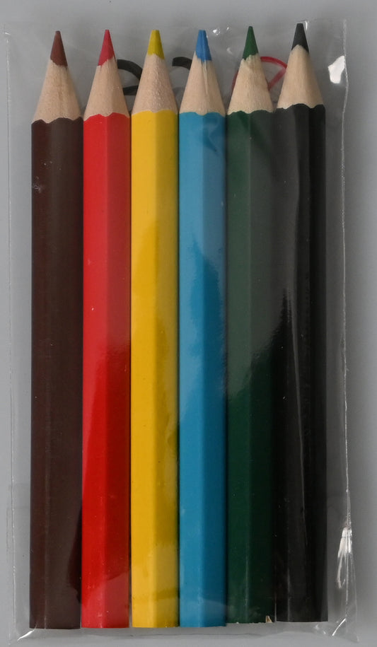 ROOST Farbstifte Mini KL320 4,5x8,7cm 6 Stück