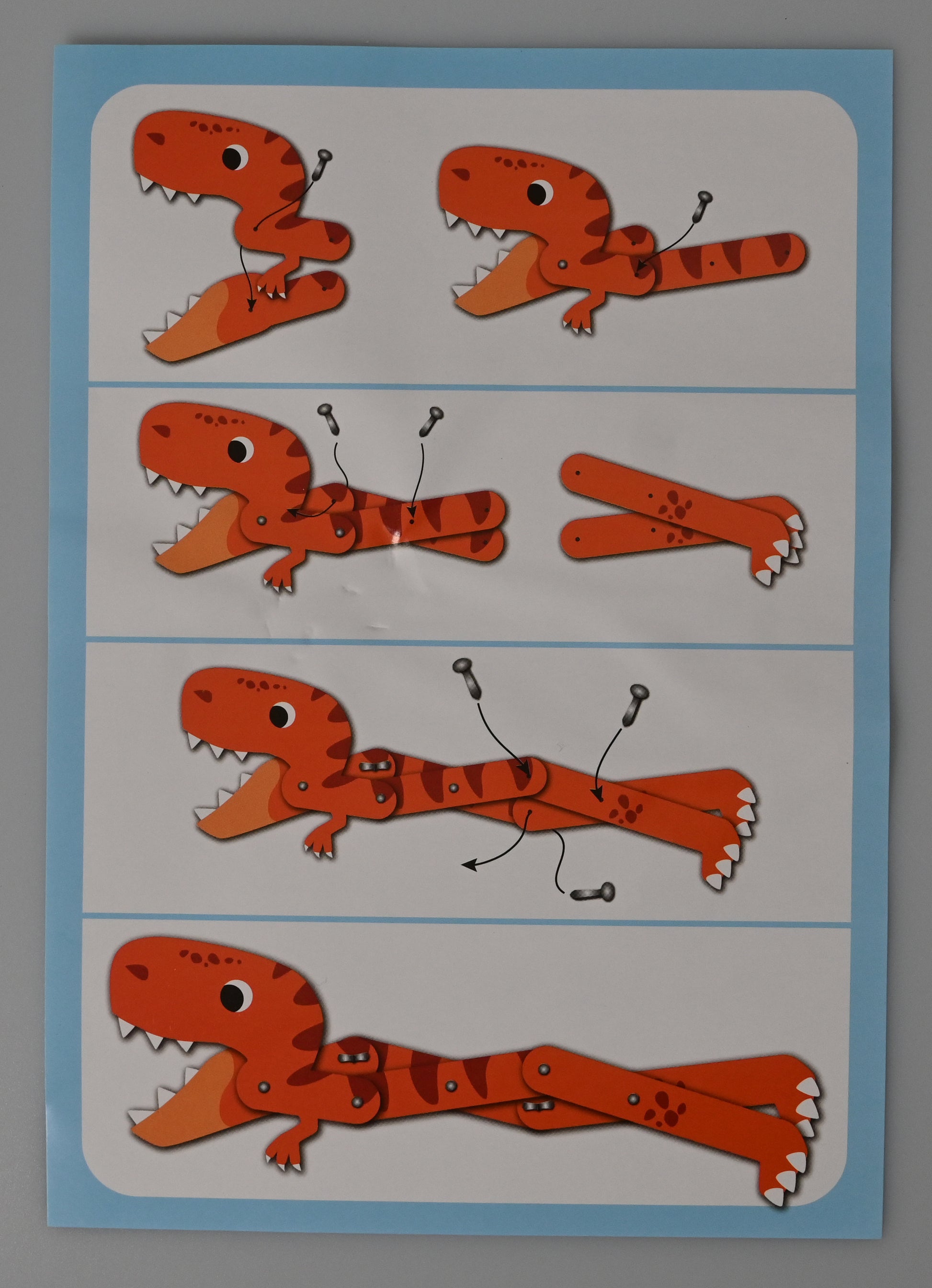 ROOST Bastelset DIY KN250 Dino, Schlange, Einhorn ass.