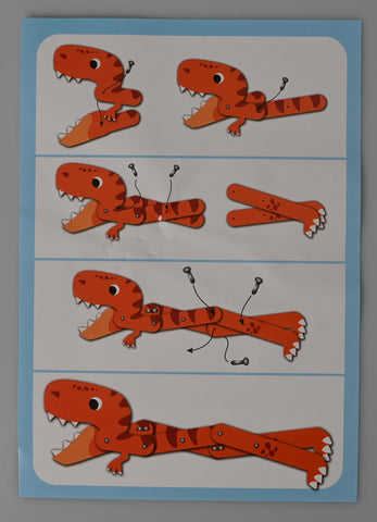 ROOST Bastelset DIY KN250 Dino, Schlange, Einhorn ass.