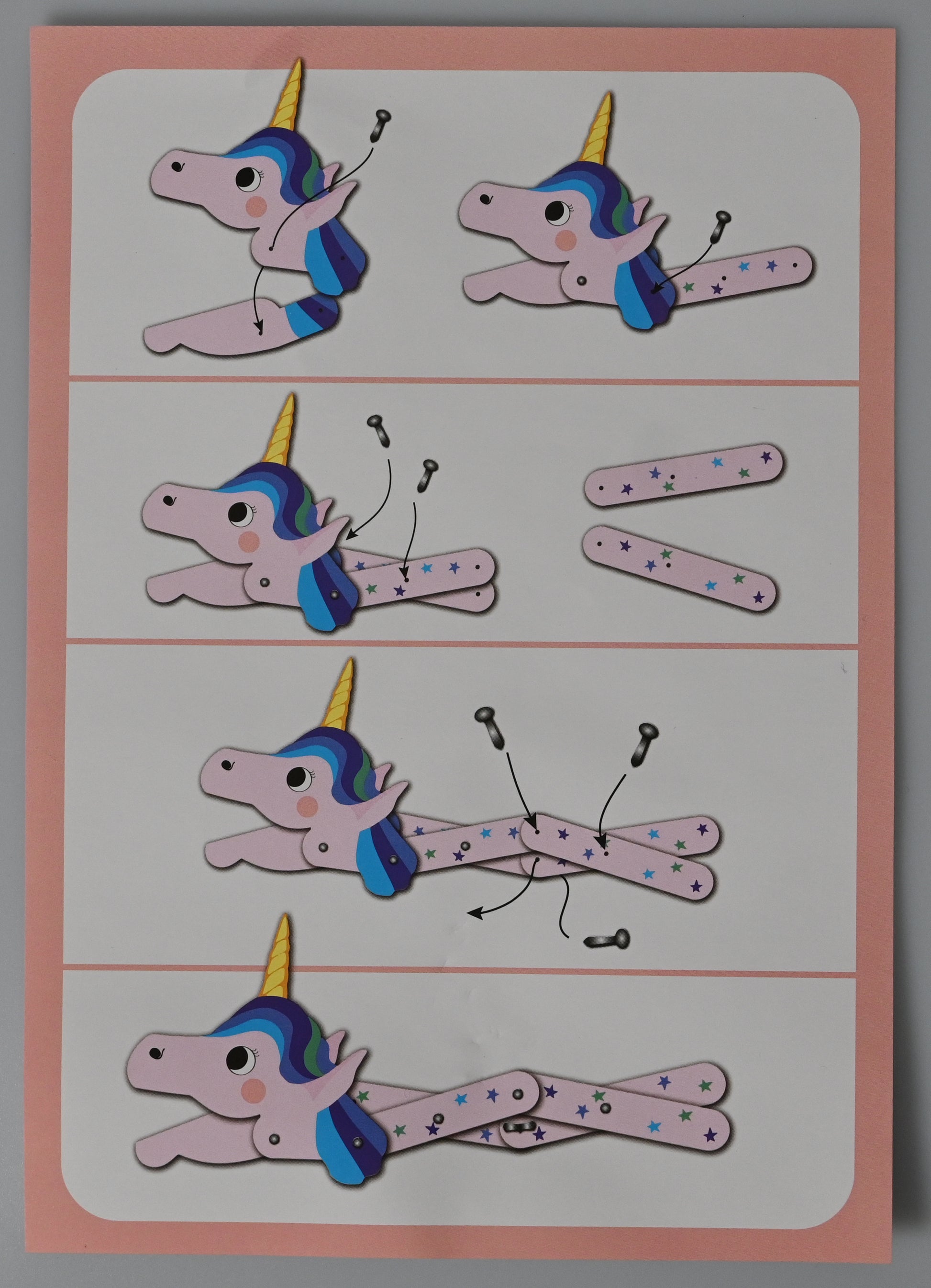 ROOST Bastelset DIY KN250 Dino, Schlange, Einhorn ass.