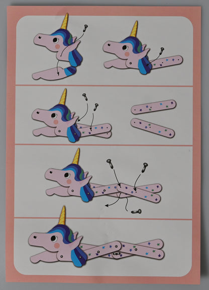 ROOST Bastelset DIY KN250 Dino, Schlange, Einhorn ass.