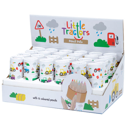 ROOST Farbstift Traktor PCASE47 12 Stück