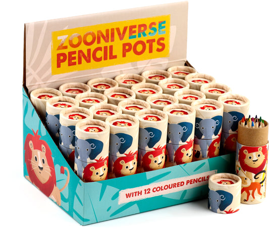 ROOST Farbstifte Zootiere PCASE49 12 Farben