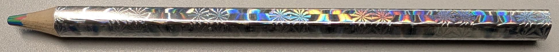 ROOST Farbstift PE-9673 7-farbig, hex., silber foliert