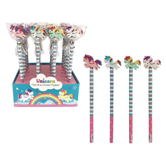 ROOST Bleistift Einhorn REA-1028 Radiergummi, 4 ass.