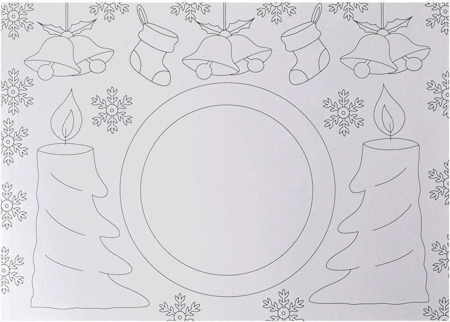 ROOST Malblock Tischset 30x42cm SC815 Weihnachten