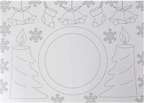 ROOST Malblock Tischset 30x42cm SC815 Weihnachten