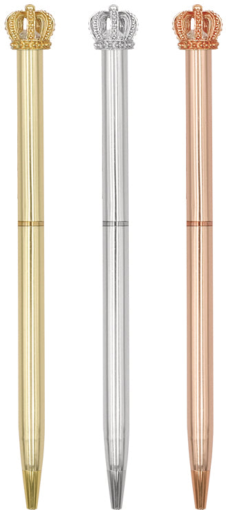 ROOST Kugelschreiber mit Krone TSKY-B03 farbig assortiert