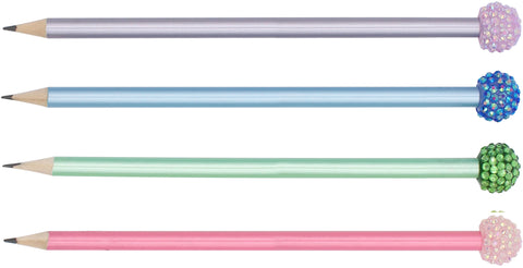 ROOST Bleistift Glitter Ball TSKY-P06 farbig assortiert