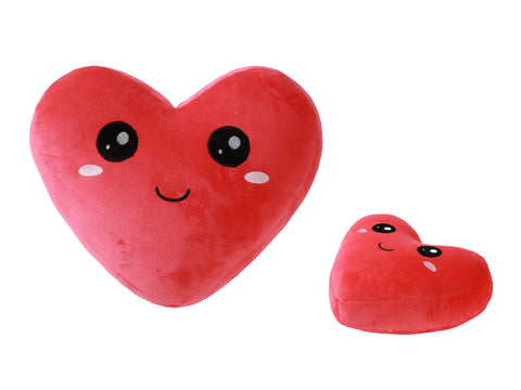 ROOST Kissen Herz XL2208I rot 33x28cm