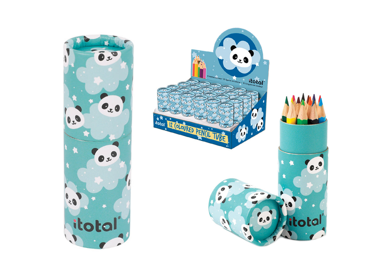 ROOST Farbstifte Panda XL2265 Runddose 12 Stück