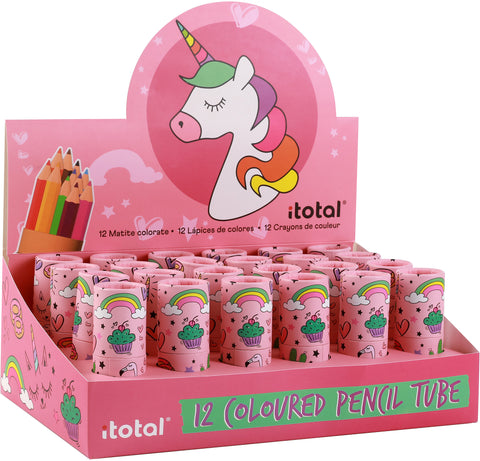 ROOST Farbstifte Einhorn XL2268 Runddose 12 Stück