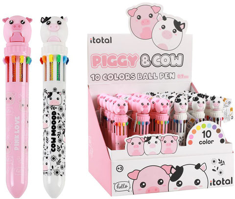 ROOST Multicolorstift Sau & Kuh XL2370G 10 Farben