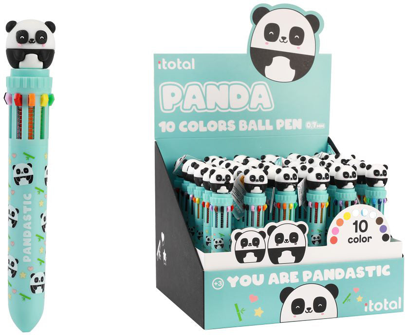 ROOST Multicolorstift Panda XL2370I 10 Farben