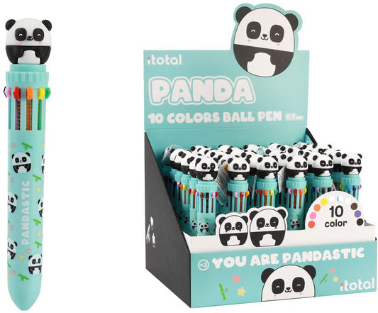 ROOST Multicolorstift Panda XL2370I 10 Farben