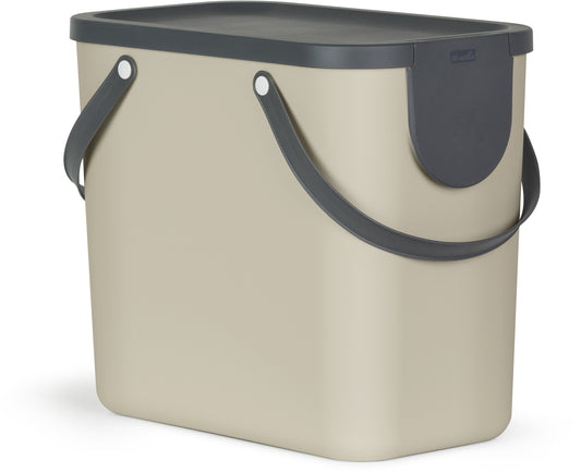ROTHO Recyclingbox Albula 25l 1024907422 Cappuccino 180x332x180mm