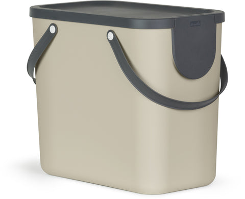 ROTHO Recyclingbox Albula 25l 1024907422 Cappuccino 180x332x180mm