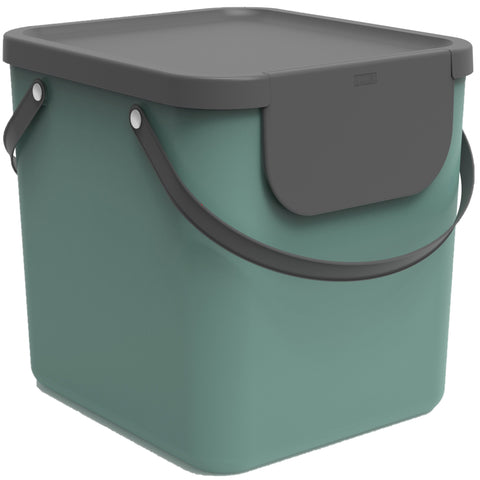 ROTHO Recyclingbox Albula 40lt 1034405092 Mistletoe green 358x340x400mm