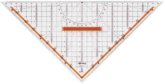 ROTRING Geodreieck 30cm S0699270 farbig/transp.