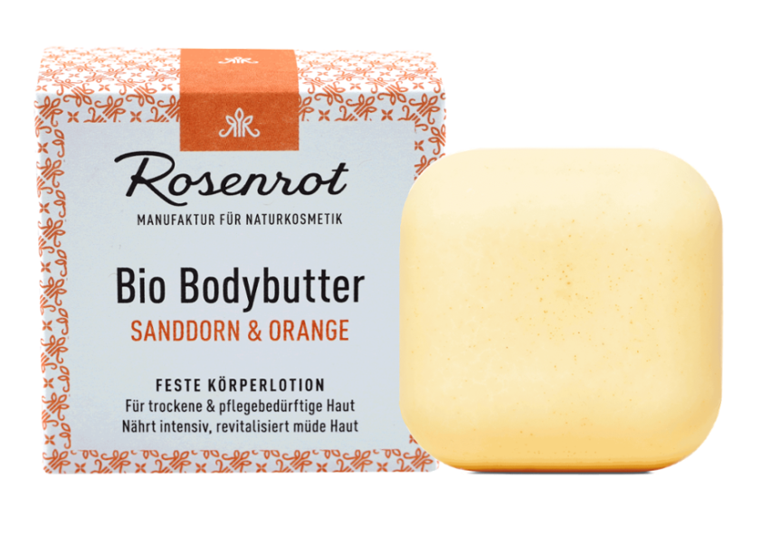 ROSENROT Feste Bodybutter SanddornOrange