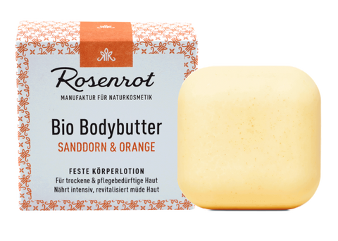 ROSENROT Feste Bodybutter SanddornOrange
