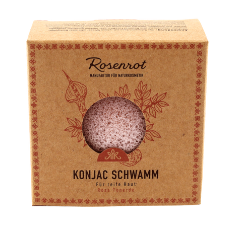 ROSENROT Konjac Sponge - Pink Clay