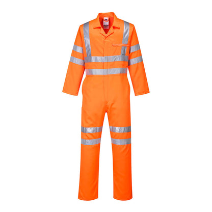RT42 Warnschutz-Overall – Polycotton für maximale Sichtbarkeit und Komfort